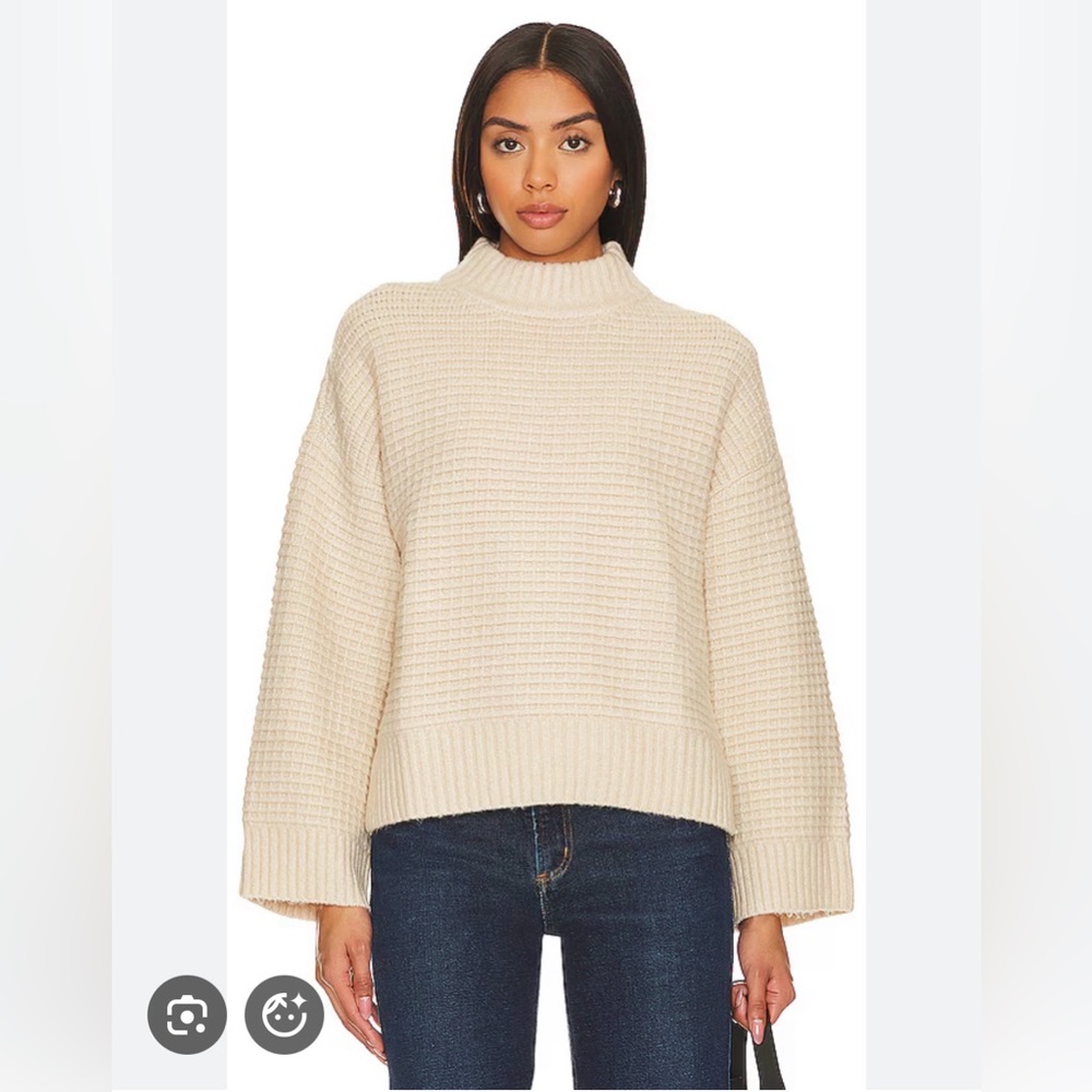 Sanctuary - Waffle Knit Sweater - Color: Toasted Marshmallow - Size: S - NWT
